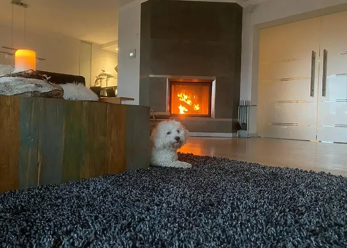 Kaja By Maggie Mit Pool, Kamin Und Traumhaftem Blick Auf Den Villa